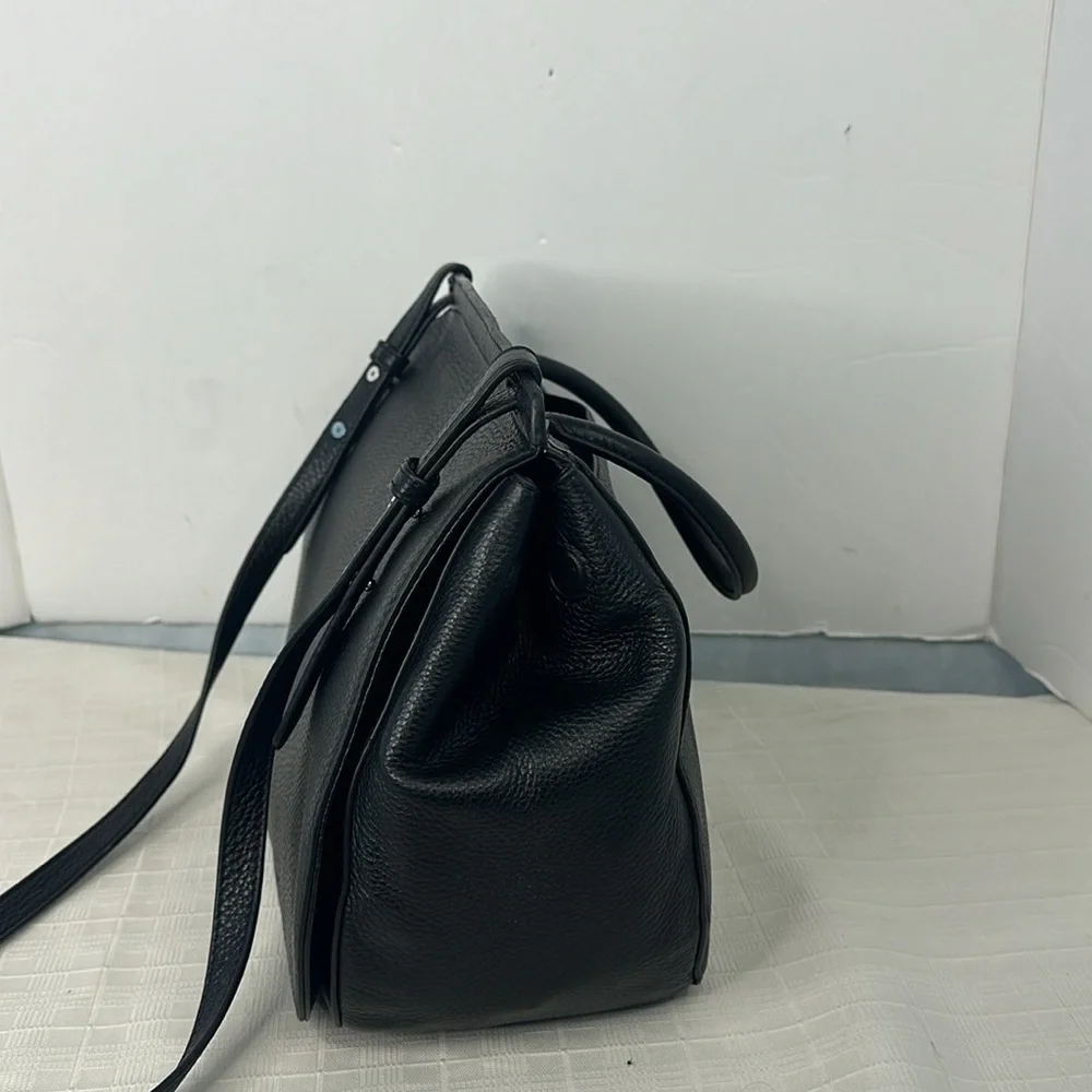 Steven Alan  Kate Satchel Purse Black Crossbody Hybrid Bag